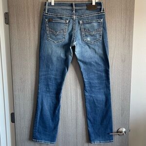 BKE Jake Straight Jeans - Durable Stretchy Denim & Medium Wash - Size 31 | 32